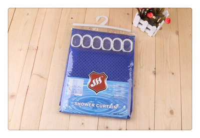 嘉豪日用 時(shí)尚新款浴室用防霉加厚防水浴簾